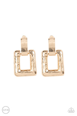 15 Minutes of FRAME - Gold Earrings