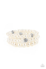 Load image into Gallery viewer, Here Comes The Heiress - White Set of Bracelets