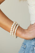 Load image into Gallery viewer, Here Comes The Heiress - White Set of Bracelets