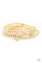 Load image into Gallery viewer, American All-Star - Gold Set of Bracelets