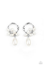 Load image into Gallery viewer, Elegant Expo - White Post Earrings