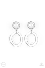Load image into Gallery viewer, Vintage Veracity - White Clip-On Earrings