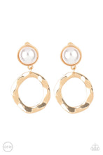 Load image into Gallery viewer, Vintage Veracity - Gold Clip-On Earrings