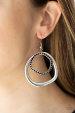 Load image into Gallery viewer, Spinning With Sass - Black Earrings