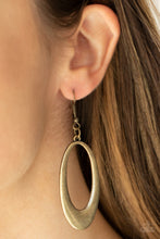 Load image into Gallery viewer, OVAL The Hill - Brass Earrings
