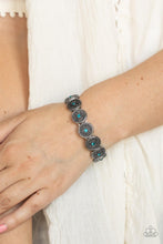 Load image into Gallery viewer, Colorfully Celestial - Blue Stretchy Bracelet