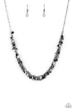 Starry Anthem - Black (Gunmetal) Necklace