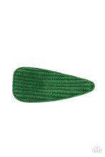 Load image into Gallery viewer, Colorfully Corduroy - Green Snap Hair Clip