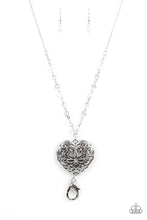 Load image into Gallery viewer, Doting Devotion - White Lanyard
