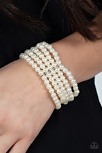Load image into Gallery viewer, A Pearly Affair - White Bracelet