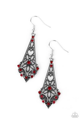 Casablanca Charisma - Red Earrings