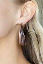 Load image into Gallery viewer, In Sync - Copper Hoop Earrings