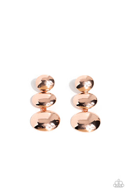 Futuristic Fantasy - Rose Gold Earrings