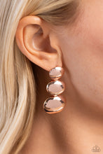 Load image into Gallery viewer, Futuristic Fantasy - Rose Gold Earrings
