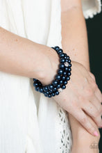 Load image into Gallery viewer, Here Comes The Heiress - Blue Stretchy Bracelets