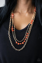 Load image into Gallery viewer, Artisanal Abundance - Orange Necklace
