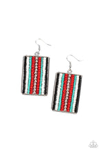 Load image into Gallery viewer, Beadwork Wonder - Red Earrings