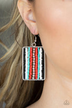 Load image into Gallery viewer, Beadwork Wonder - Red Earrings