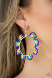 Groovy Gardens - Yellow Earrings