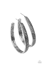 Load image into Gallery viewer, Bossy and Glossy - Silver Hoop Earrings