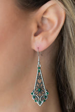 Load image into Gallery viewer, Casablanca Charisma - Green Earrings
