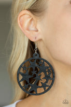 Load image into Gallery viewer, Cosmic Paradise - Black Earrings