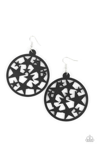 Cosmic Paradise - Black Earrings