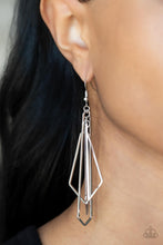 Load image into Gallery viewer, Shape Shifting Shimmer - Silver Earrings