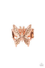 Load image into Gallery viewer, Blinged Out Butterfly - Copper Ring