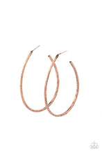 Load image into Gallery viewer, Cool Curves - Copper Hoop Earrings
