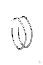 Load image into Gallery viewer, Rough It Up - Black Gunmetal Hoop Earrings