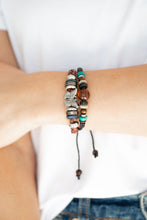 Load image into Gallery viewer, Mountain Motif - Orange Bracelet
