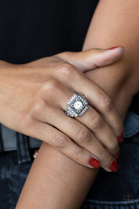 Polished Pantheon - White Dainty Ring