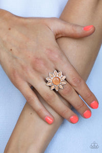 Blossoming Sunbeams - Orange Ring