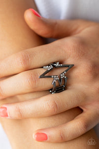 Extra Electrifying - Black Gunmetal Ring