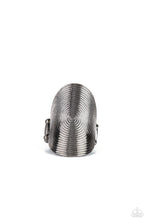 Load image into Gallery viewer, Urban Labyrinth - Black Gunmetal Ring