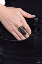 Load image into Gallery viewer, Urban Labyrinth - Black Gunmetal Ring