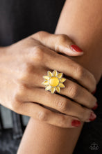 Load image into Gallery viewer, Blossoming Sunbeams - Yellow Ring