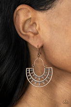 Load image into Gallery viewer, Solar Surge - Copper Earrings
