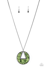 Load image into Gallery viewer, Chromatic Couture - Green (Gunmetal) Necklace