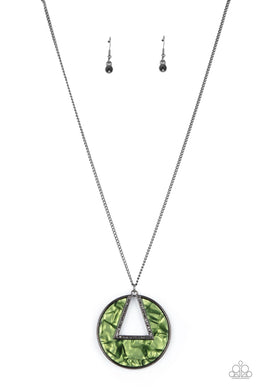 Chromatic Couture - Green Necklace