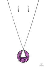 Load image into Gallery viewer, Chromatic Couture - Purple (Gunmetal) Necklace