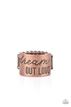 Load image into Gallery viewer, Dream Louder - Copper Ring