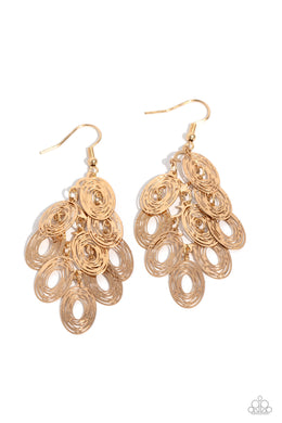 Thrift Shop Twinkle - Gold Earrings