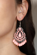Load image into Gallery viewer, Persian Posh - Orange Earrings
