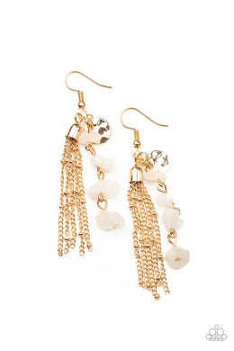 Stone Sensation - Gold Earrings