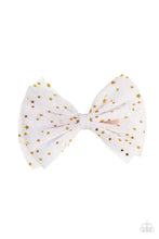 Load image into Gallery viewer, Twinkly Tulle - White Hair Clip