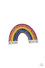 Load image into Gallery viewer, Somewhere Over The RHINESTONE Rainbow - Multi Hair Clip