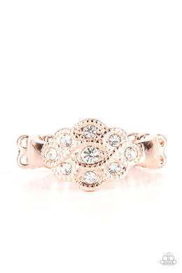 Floral Frou-Frou - Copper Dainty Ring