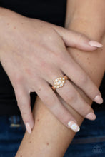 Load image into Gallery viewer, Floral Frou-Frou - Gold Dainty Ring
